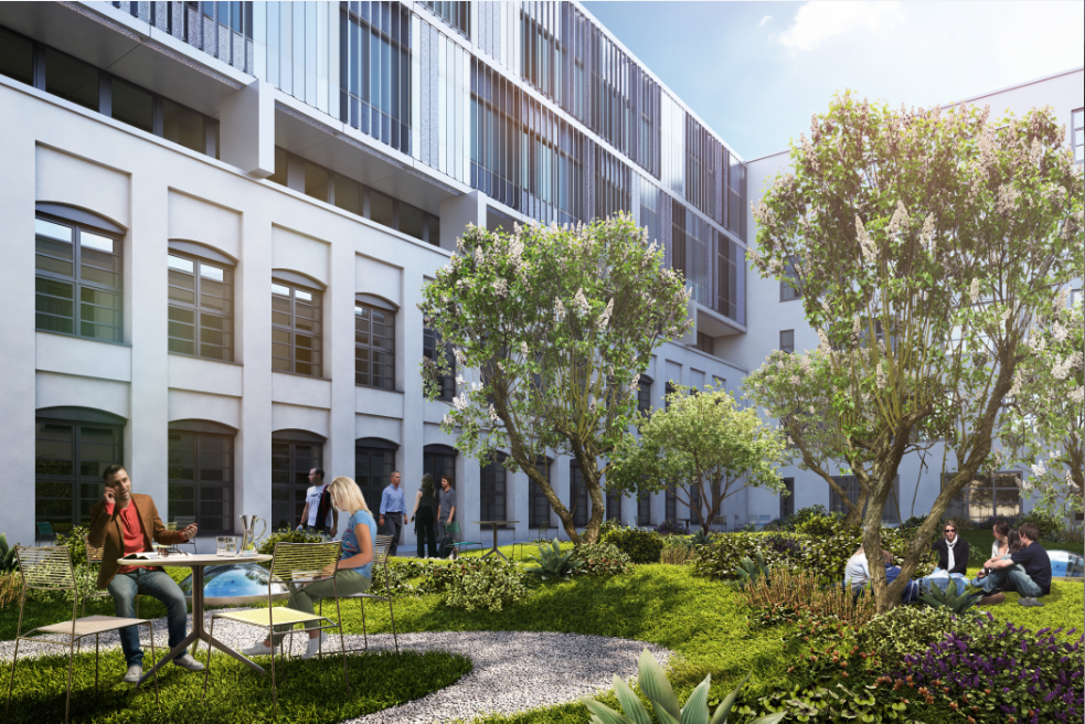 Rendering Innenhof - Art-Invest